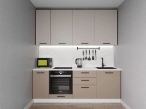Кухонный гарнитур Каппучино 2200 h950 (Стол. 26мм) в Урае - uray.ok-mebel.com | фото