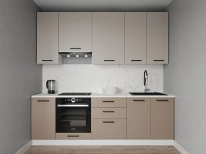Кухонный гарнитур Каппучино 2400 h950 (Стол. 26мм) в Урае - uray.ok-mebel.com | фото