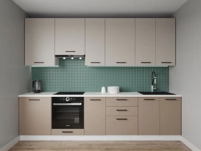 Кухонный гарнитур Каппучино 3000 h950 (Стол. 38мм) в Урае - uray.ok-mebel.com | фото