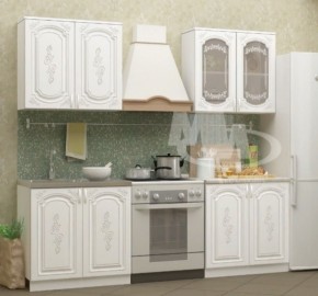 ЛИЗА-2 Кухонный гарнитур 1,6 Белый глянец холодный в Урае - uray.ok-mebel.com | фото 1