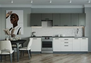 Кухонный гарнитур Лофт 3000 (Стол. 26мм) в Урае - uray.ok-mebel.com | фото