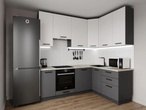 Кухонный гарнитур Меренга 2200*1600 h950 (Стол. 26мм) в Урае - uray.ok-mebel.com | фото