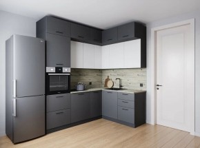 Кухонный гарнитур Меренга 2200*1700 (Стол. 26мм) в Урае - uray.ok-mebel.com | фото