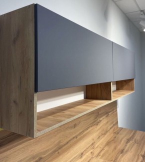 Кухонный гарнитур «Монако» 2.0 м Серия 2 МДФ с фрезеровкой (Дуб Золотой/Графит) в Урае - uray.ok-mebel.com | фото 5