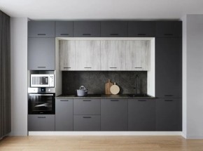 Кухонный гарнитур Санторини 3400 (Стол. 26мм) в Урае - uray.ok-mebel.com | фото
