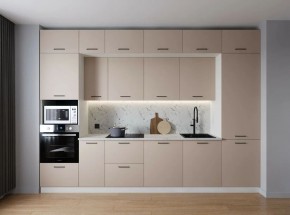 Кухонный гарнитур Шампань 3400 (Стол. 38мм) в Урае - uray.ok-mebel.com | фото