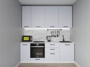 Кухонный гарнитур Смоки 2200 h950 (Стол. 38 мм) в Урае - uray.ok-mebel.com | фото