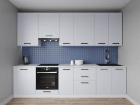 Кухонный гарнитур Смоки 2400 h950 (Стол. 38 мм) в Урае - uray.ok-mebel.com | фото