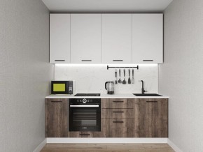 Кухонный гарнитур Старое Дерево 2200 h950 (Стол. 26мм) в Урае - uray.ok-mebel.com | фото