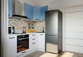 Кухонный гарнитур угловой Капри 2200х1000 (Стол. 38мм) в Урае - uray.ok-mebel.com | фото