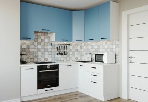 Кухонный гарнитур угловой Капри 2200х1600 h950 (Стол. 38мм) в Урае - uray.ok-mebel.com | фото