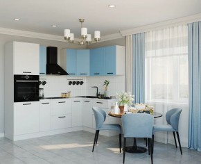 Кухонный гарнитур угловой Капри 2400х1600 (Стол. 26мм) в Урае - uray.ok-mebel.com | фото