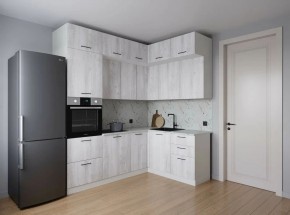 Кухонный гарнитур угловой Пайн 2200*1700 (Стол. 26мм) в Урае - uray.ok-mebel.com | фото
