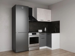 Кухонный гарнитур угловой Санторини 1000*1000 (Стол. 26мм) в Урае - uray.ok-mebel.com | фото