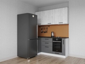 Кухонный гарнитур угловой Санторини 1000*1800 (Стол. 38мм) в Урае - uray.ok-mebel.com | фото