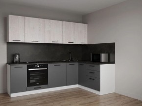 Кухонный гарнитур угловой Санторини 2600*1600 (Стол. 26мм) в Урае - uray.ok-mebel.com | фото