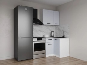 Кухонный гарнитур угловой Смоки 1000*1000 (Стол. 38 мм) в Урае - uray.ok-mebel.com | фото