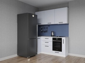 Кухонный гарнитур угловой Смоки 1000*1800 (Стол. 38 мм) в Урае - uray.ok-mebel.com | фото