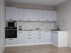 Кухонный гарнитур угловой Смоки 3200*1400 (Стол. 26мм) в Урае - uray.ok-mebel.com | фото