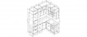 Кухонный гарнитур Умбра 2200*1700 (Стол. 38мм) в Урае - uray.ok-mebel.com | фото 2