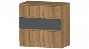ЛЕНОРА Комод 3 ящика (графит) в Урае - uray.ok-mebel.com | фото