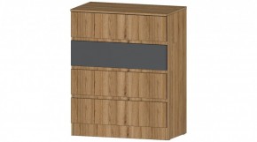 ЛЕНОРА Комод 4 ящика (графит) в Урае - uray.ok-mebel.com | фото