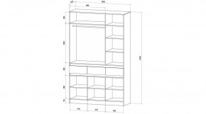 ЛЕНОРА Спальный гарнитур (модульный) кашемир в Урае - uray.ok-mebel.com | фото 9