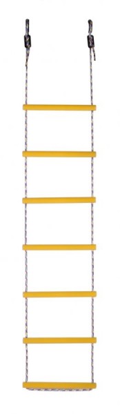 Лестница веревочная 7 перекладин цв.желтый D=30 в Урае - uray.ok-mebel.com | фото 1