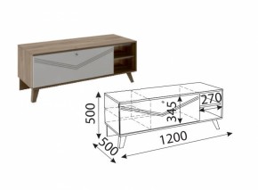 Лимба (гостиная) М06 ТВ-тумба малая в Урае - uray.ok-mebel.com | фото