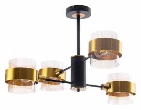 Люстра на штанге Arte Lamp Carlo A8205SP-4BK в Урае - uray.ok-mebel.com | фото