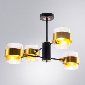Люстра на штанге Arte Lamp Carlo A8205SP-4BK в Урае - uray.ok-mebel.com | фото 2