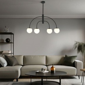 Люстра на штанге Eurosvet Cenacolo 30179/4 черный в Урае - uray.ok-mebel.com | фото 2