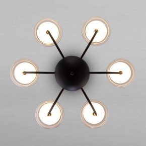 Люстра на штанге Eurosvet Fungo 50388 LED черный в Урае - uray.ok-mebel.com | фото 2