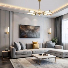 Люстра на штанге Eurosvet Stark 50386 LED латунь в Урае - uray.ok-mebel.com | фото 3