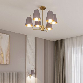 Люстра на штанге Eurosvet Topanga 60173/6 латунь в Урае - uray.ok-mebel.com | фото 3