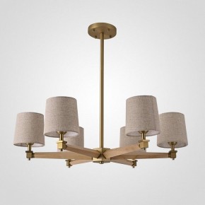 Люстра на штанге Imperiumloft Jorgenson Beige/Light wood STAVRA01 в Урае - uray.ok-mebel.com | фото