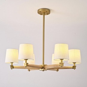 Люстра на штанге Imperiumloft Jorgenson White/Light wood STAVRA01 в Урае - uray.ok-mebel.com | фото 3