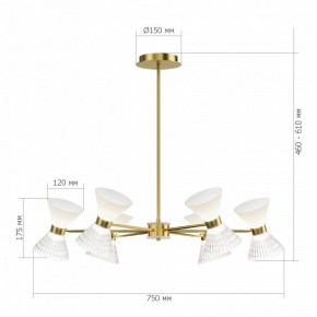 Люстра на штанге ST-Luce SPIRIT SL2004.303.12 в Урае - uray.ok-mebel.com | фото 2