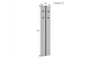 МЕРСИ Прихожая (модульная) белое дерево в Урае - uray.ok-mebel.com | фото 2