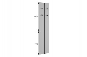 МЕРСИ Прихожая (модульная) белое дерево в Урае - uray.ok-mebel.com | фото 3