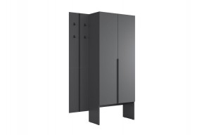 МЕРСИ Прихожая (модульная) графит в Урае - uray.ok-mebel.com | фото 6