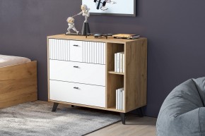 МИЛАН Детская (Дуб Золотой/Белый матовый) в Урае - uray.ok-mebel.com | фото 51