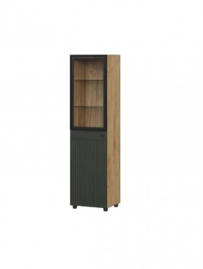 МИЛАН Гостиная (Дуб Золотой/Олива софт) в Урае - uray.ok-mebel.com | фото 3