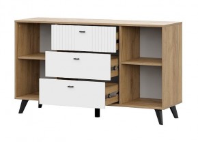 МИЛАН Спальня (Дуб Золотой/Белый матовый) в Урае - uray.ok-mebel.com | фото 15