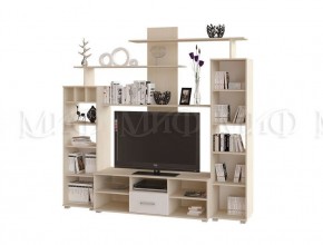 МИНИ-2 Гостиная (МДФ) Белый глянец/Дуб Крафт в Урае - uray.ok-mebel.com | фото 2