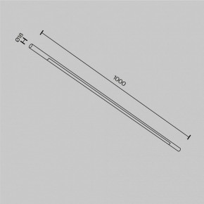 Модульный светильник Maytoni Basis C100CL-L1000-24W3-6K-B в Урае - uray.ok-mebel.com | фото 6