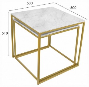 Набор из 2 столов журнальных МеталлАрт М002 в Урае - uray.ok-mebel.com | фото 13