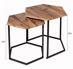 Набор из 2 столов журнальных МеталлАрт М003 в Урае - uray.ok-mebel.com | фото 11
