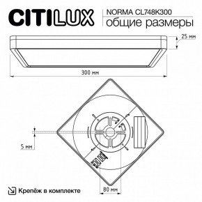 Накладной светильник Citilux Norma CL748K300 в Урае - uray.ok-mebel.com | фото 7