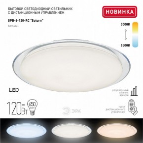 Накладной светильник Эра Классик SPB-6-120-RC Saturn (С) в Урае - uray.ok-mebel.com | фото 3